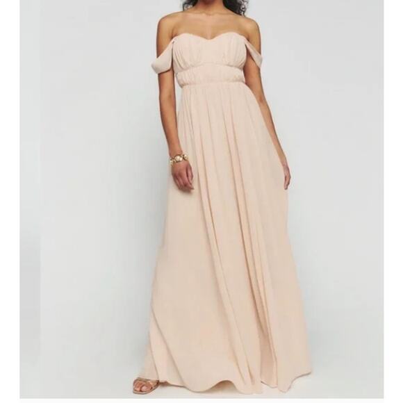 Reformation Dresses & Skirts - Reformation Womens Jayde Dress Prosecco Size 8 NWT